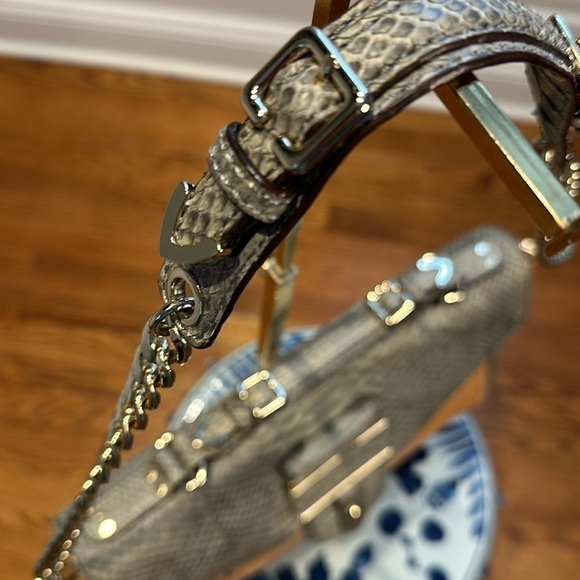 Rebecca Minkoff Collection Python Embossed Handbag - Picture 10 of 11